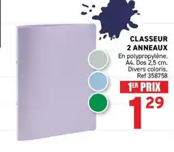 Trafic CLASSEUR 2 ANNEAUX offre