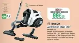 Extra Bosch - aspirateur sans sac bgs05a322 offre