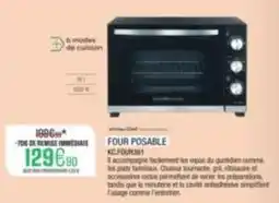 Extra Kitchenchef professional - four posable kc.four381 offre