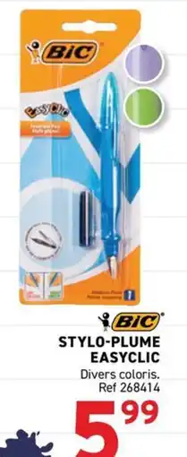 Trafic BIC STYLO-PLUME EASYCLIC offre