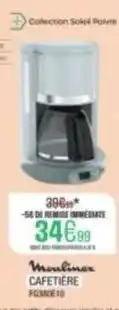 Extra Moulinex - cafetière fg380e10 offre