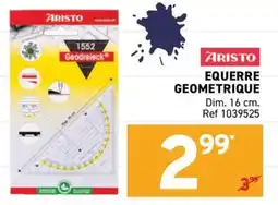 Trafic ARISTO EQUERRE GEOMETRIQUE offre