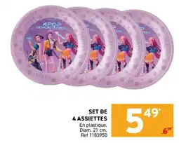 Trafic KPOP DEMON HUNTERS ASSIETTES offre