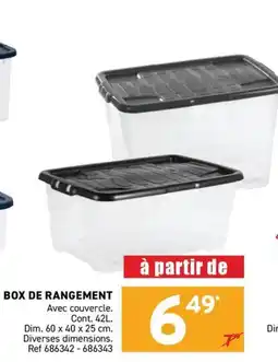Trafic BOX DE RANGEMENT offre