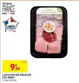 Intermarché Ribot - lapin entier découpé offre