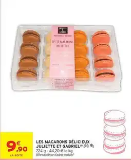 Intermarché Les macarons délicieux juliette et gabriel offre