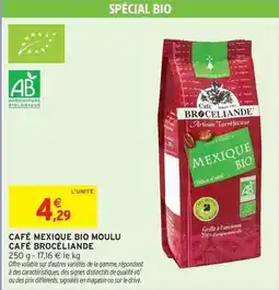 Intermarché Signal - café mexique bio moulu cafe brocéliande offre