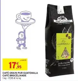 Intermarché Brocéliande - café grain pur guatemala offre