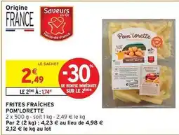 Intermarché Frites fraîches offre
