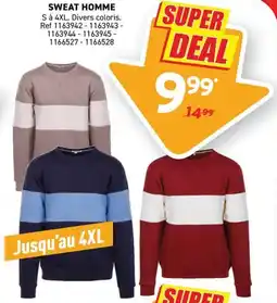 Trafic Sweat homme offre
