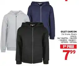 Trafic GILET GARCON offre