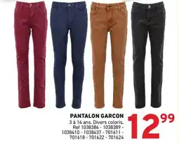 Trafic PANTALON GARCON offre