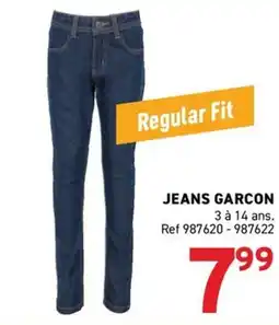 Trafic JEANS GARCON offre