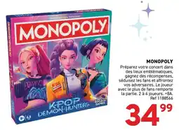 Trafic MONOPOLY KPOP DEMON HUNTERS offre