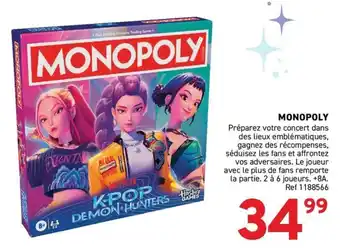 MONOPOLY KPOP DEMON HUNTERS