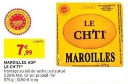 Intermarché Leduc - maroilles aop offre