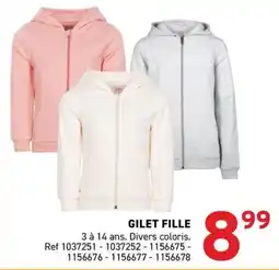 Trafic GILET FILLE offre