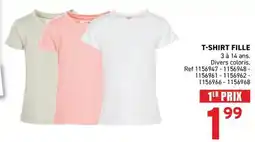Trafic T-shirt fille offre