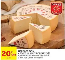 Intermarché Saveurs en or - mont des cats abbaye du mont des cats offre