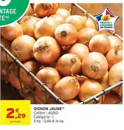 Intermarché Oignon jaune offre