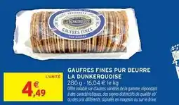Intermarché Signal - gaufres fines pur beurre offre
