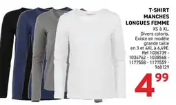 Trafic T-SHIRT MANCHES LONGUES FEMME offre