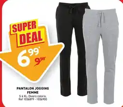 Trafic PANTALON JOGGING FEMME offre