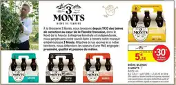 Intermarché 3 monts - bière blonde offre