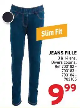 Trafic JEANS FILLE offre