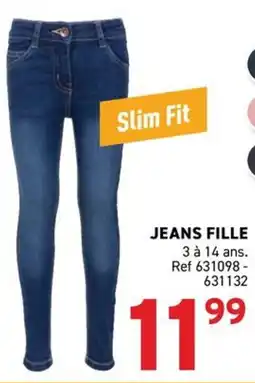 Trafic JEANS FILLE offre