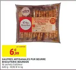 Intermarché Bourdon - gaufres artisanales pur beurre biscuiterie offre