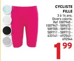 Trafic CYCLISTE FILLE offre