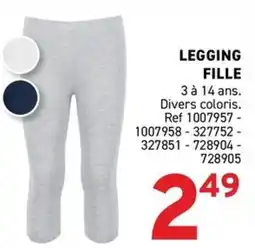 Trafic LEGGING FILLE offre