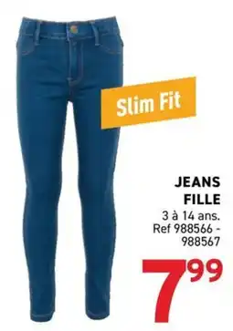 Trafic Jeans fille offre