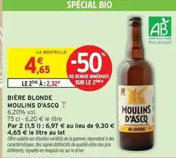 Intermarché Signal - bière blonde offre
