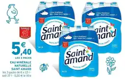 Intermarché Saint amand - eau minerale naturelle offre