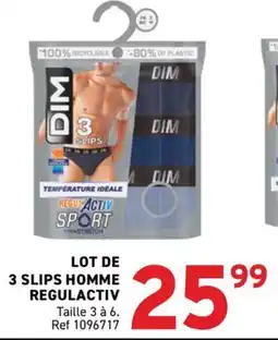 Trafic DIM SLIPS HOMME offre