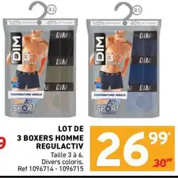 Trafic DIM BOXERS HOMME offre