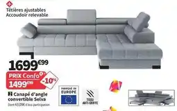 Conforama Canape d'angle convertible selva offre