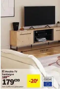 Conforama Meuble tv sardaigne offre