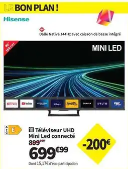 Conforama Hisense - téléviseur uhd mini led connecté offre