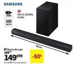 Conforama Samsung - barre de son offre