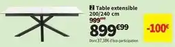 Conforama Table extensible offre