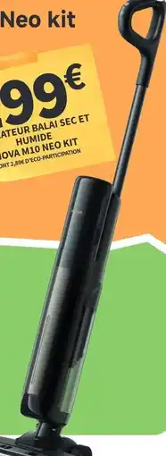 Conforama Atun balai sec et humide ovo malo negro offre