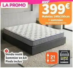 Conforama Promo - matelas 140x190cm + sommier offre