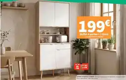 Conforama Buffet 4 portes + 1 tiroir offre