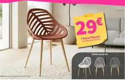 Conforama Chaise flower offre