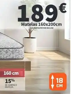 Conforama Matelas 160x200cm offre