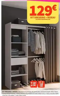 Conforama Kit dressing + rideau offre