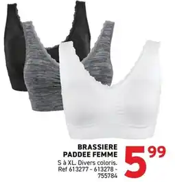 Trafic BRASSIERE PADDEE FEMME offre